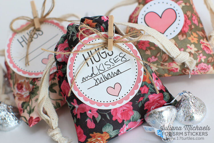 Hugs Floral Treat Bags by Juliana Michaels