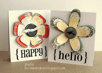 Hello and Happy Mini Cards