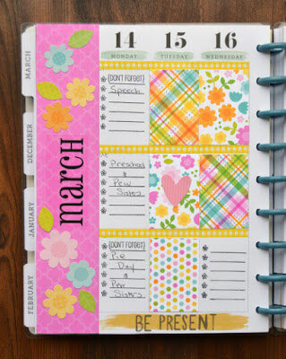 March Planner Page by Christine Meyer