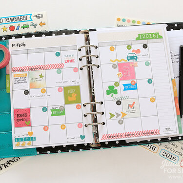 March Planner Pages by Juliana Michaels