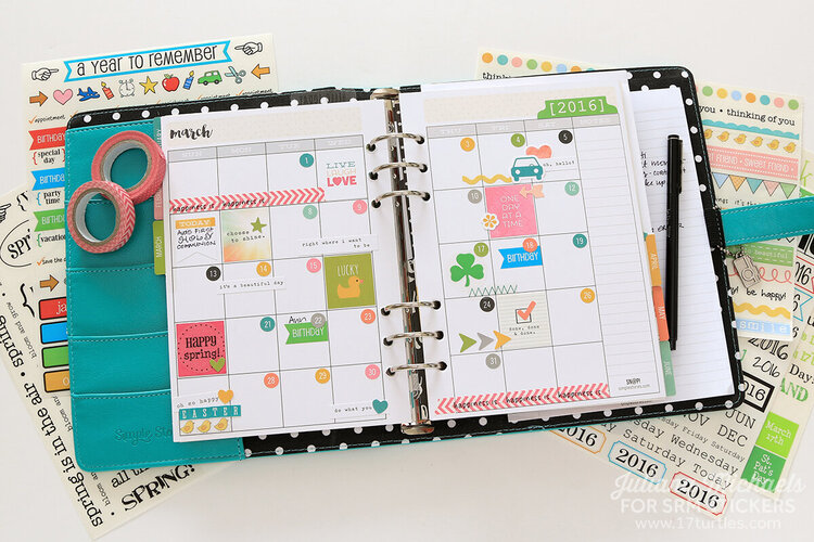 March Planner Pages by Juliana Michaels