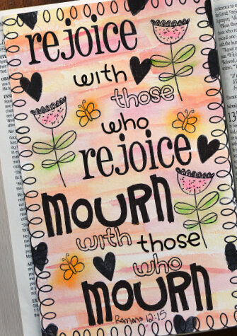 Rejoice Bible Journaling