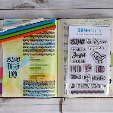 Sing Unto the Lord Bible Journaling