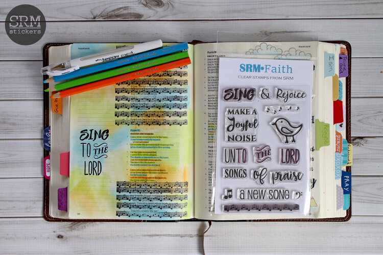 Sing Unto the Lord Bible Journaling