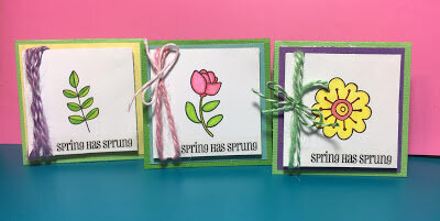 Spring Mini Card Set