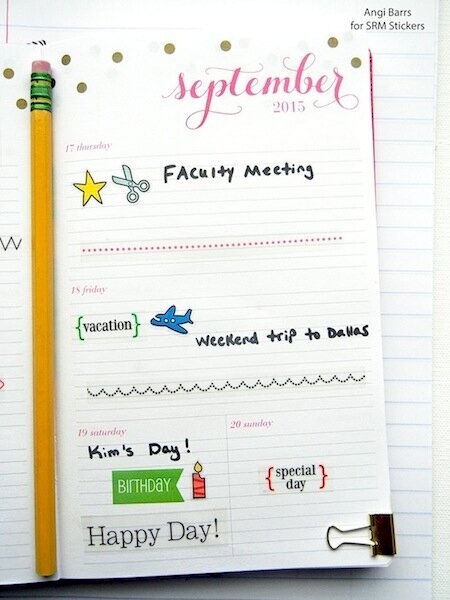 Planner Pages September