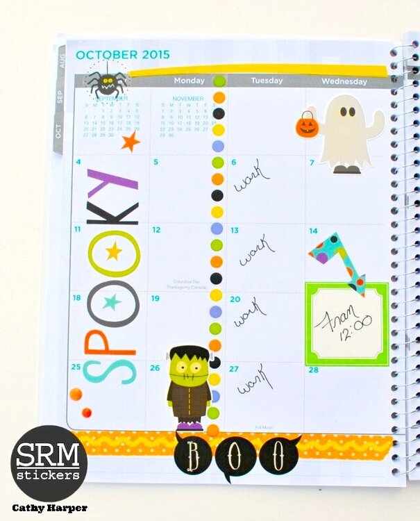 October Planner Page #1