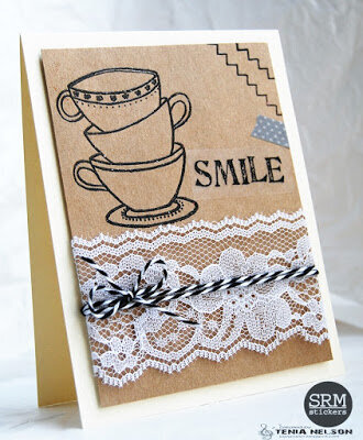 Smile Stamped Card