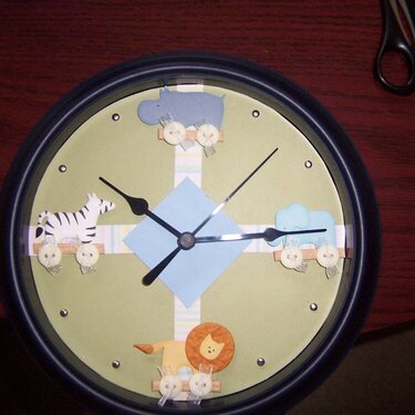 Altered Clock for Aden&#039;s room