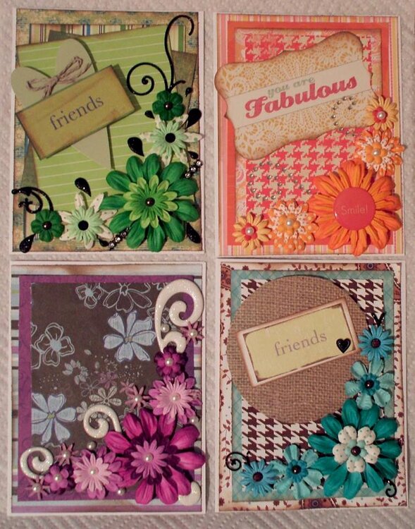 Floral Collection Friendship Cards