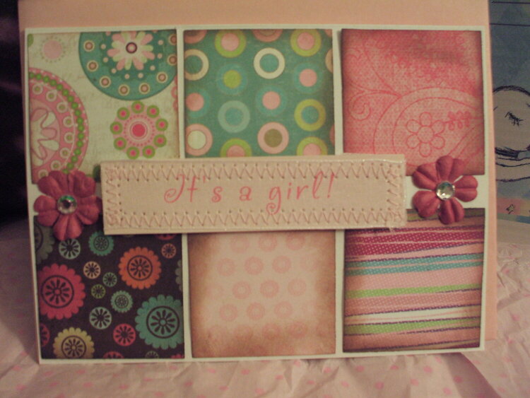 Its a Girl Card &quot;BALEIGH&quot;