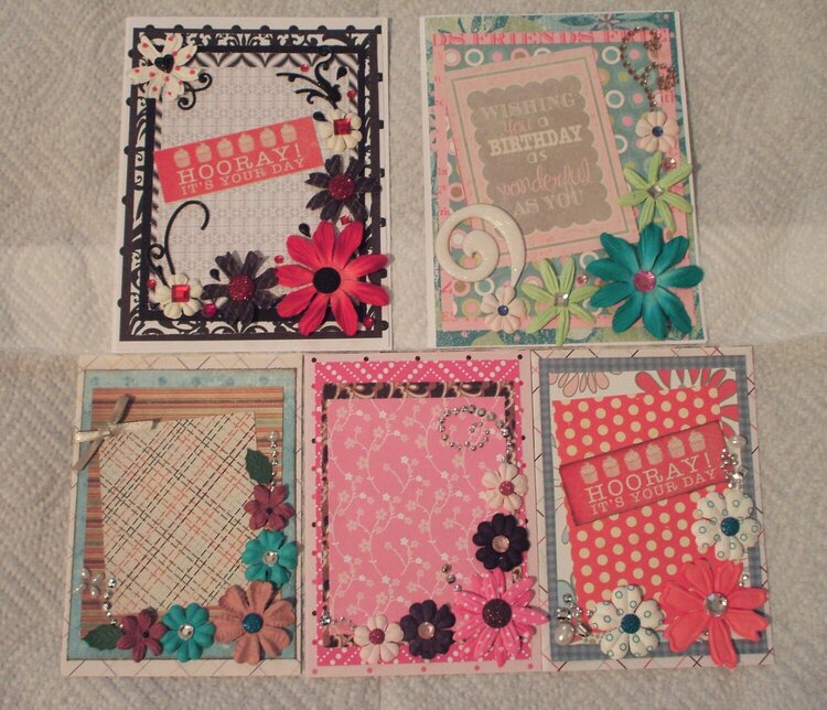 Floral Birthday Cards