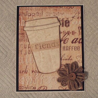 Friends Coffee Card
