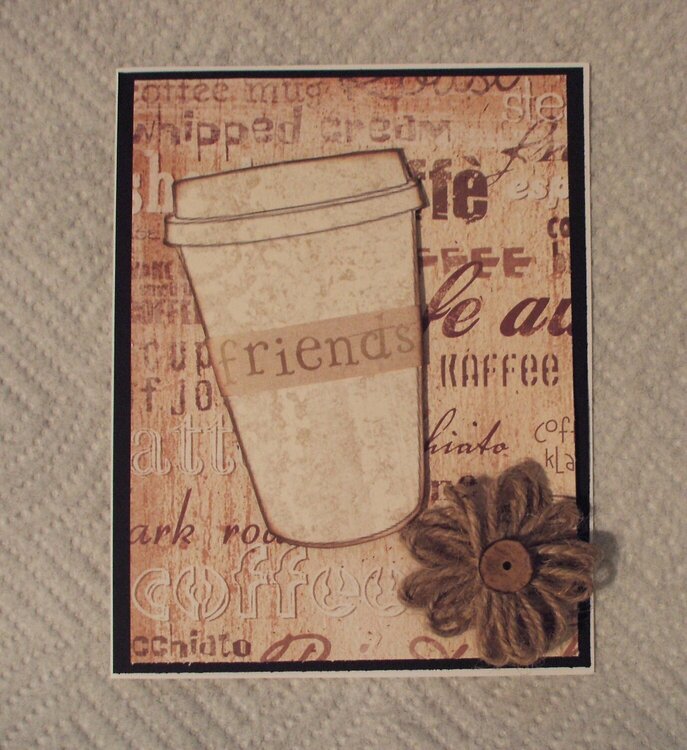 Friends Coffee Card