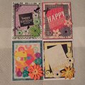 2016 Floral Birthday Cards