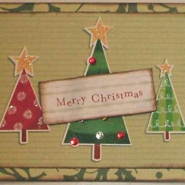 Merry Christmas Tree card