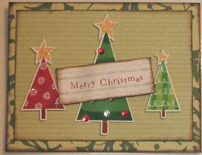 Merry Christmas Tree card