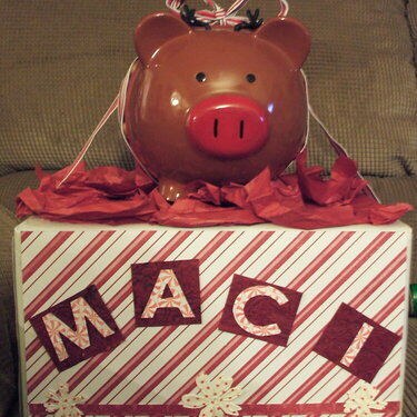 Piggy Bank/Christmas Box Layout