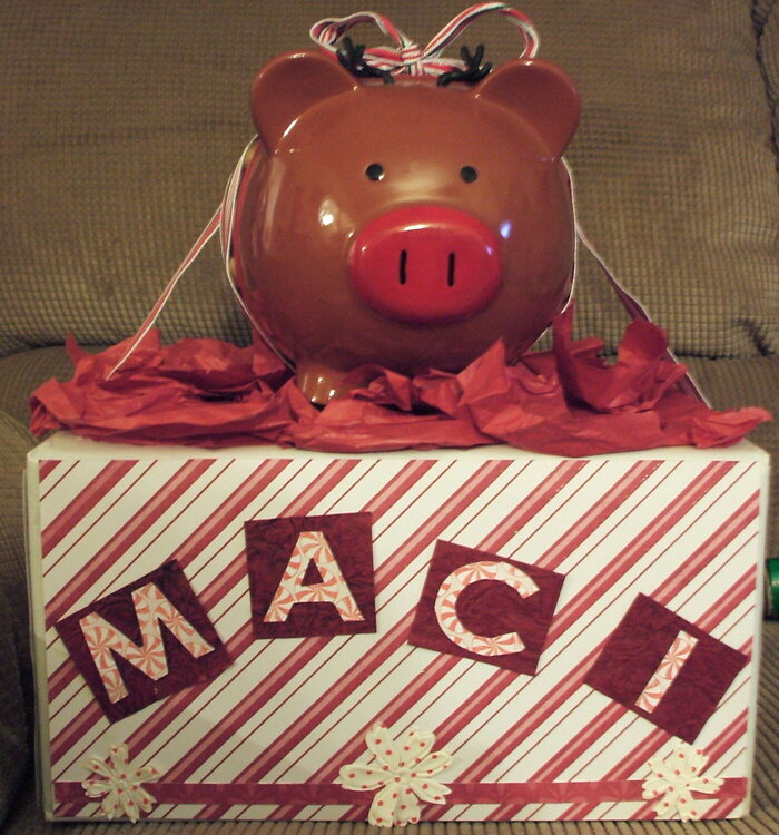 Piggy Bank/Christmas Box Layout