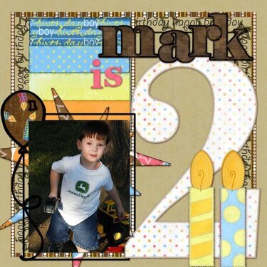 * mark is two! *