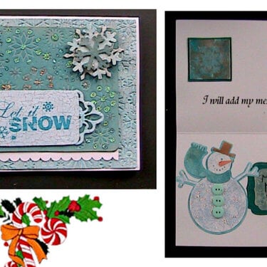 #11 Let it Snow Christmas Card