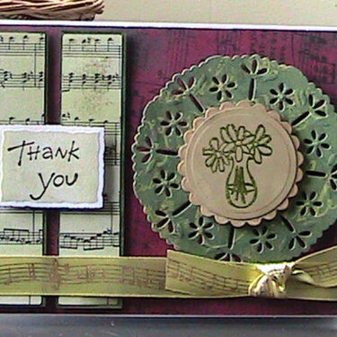 (#23) Vintage Thank You Card
