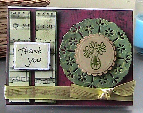 (#23) Vintage Thank You Card