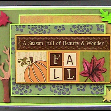 A Season Full of Beauty (Autumn/Fall card)
