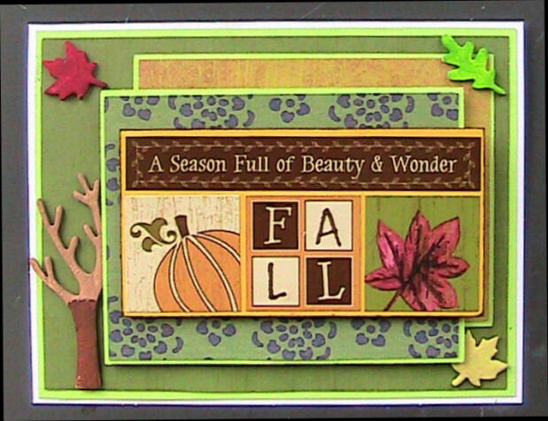 A Season Full of Beauty (Autumn/Fall card)