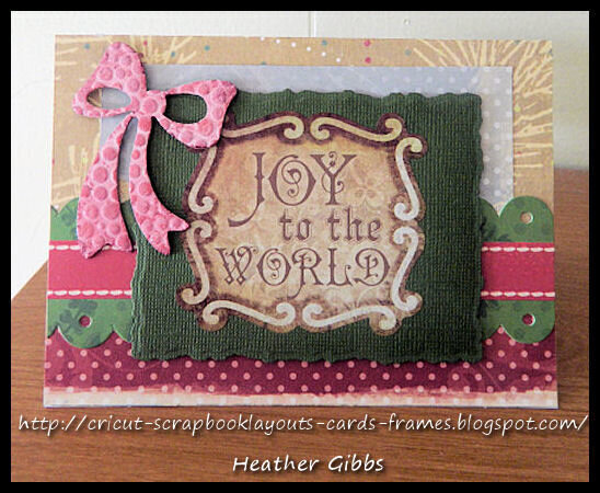 (#30) Joy to the World Vintage Christmas Card