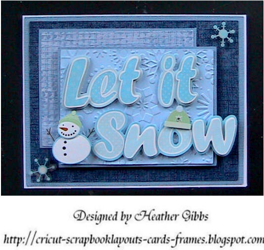 &quot;Let it Snow&quot; Christmas Card