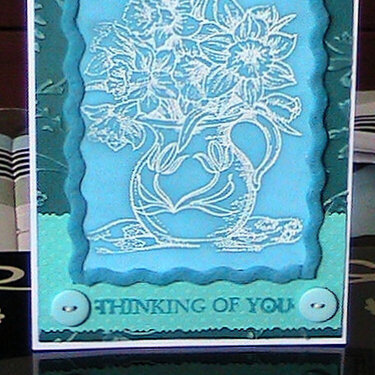 (A) Thinking of You card