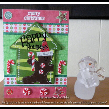 (#9) Happy Holidays House Christmas Card
