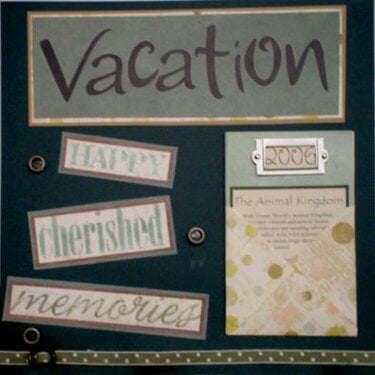 Vacation/Hidden Pic &amp; Journaling Pic #1