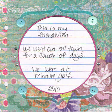 Page 8 Mini Scrapbook Album