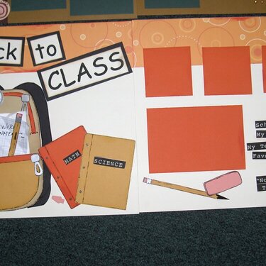 Back To Class Layout