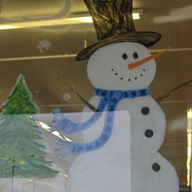 Business Window Painting-Holiday