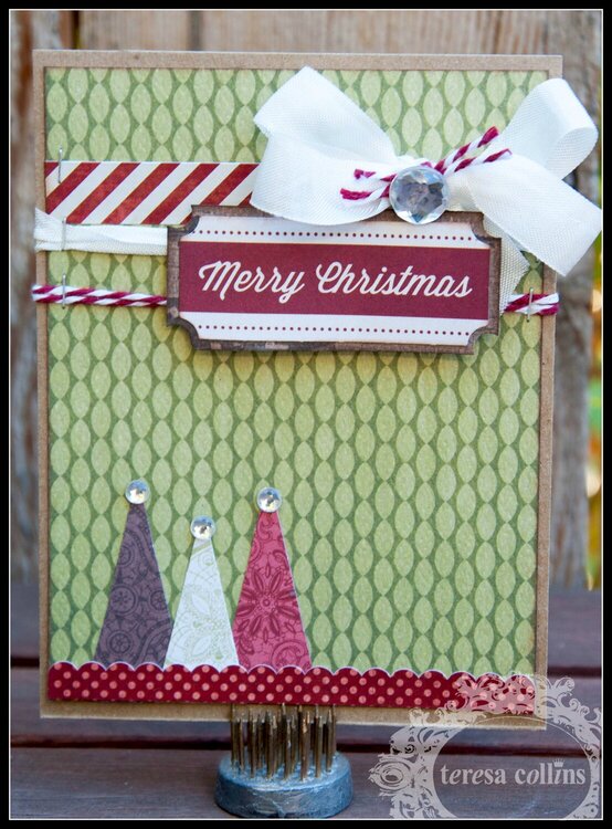 **Teresa Collins** Christmas Cottage - Merry Christmas Card
