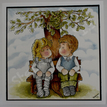 Tilda and Edwin, sittin&#039; in an tree, K-I-S-S-I-N-G