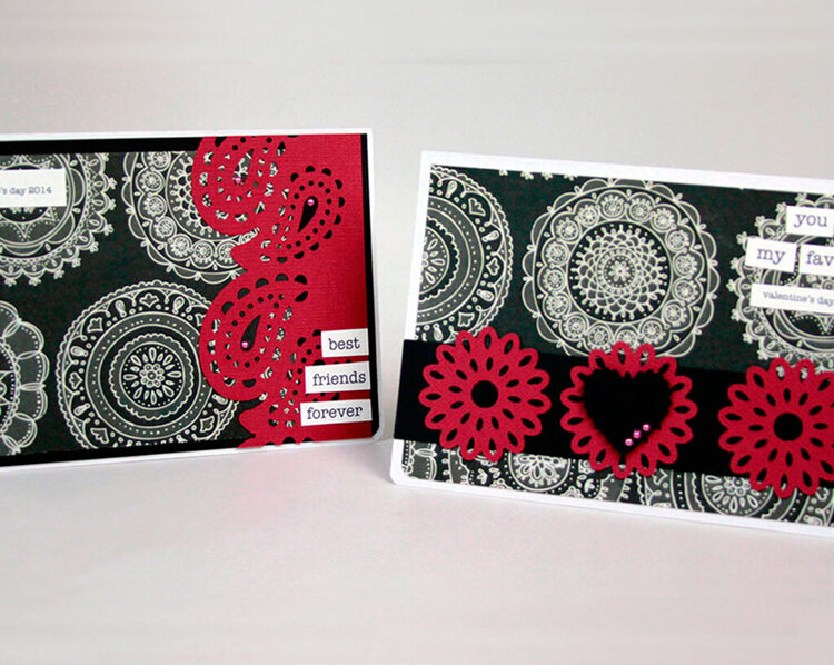 Boho Valentines Cards by Fiskars Designer: Katrina Simeck