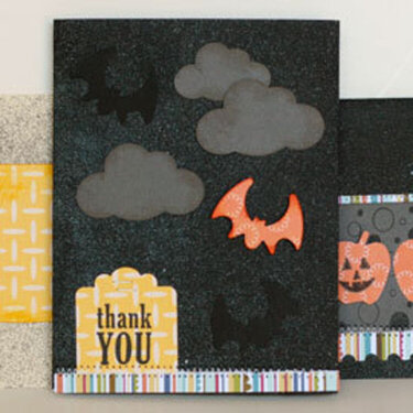 Halloween Cards featuring New Fiskars Holiday Punches