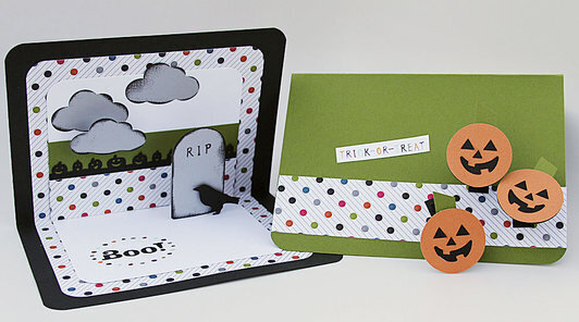 Pop up Halloween Cards by Katrina Simeck