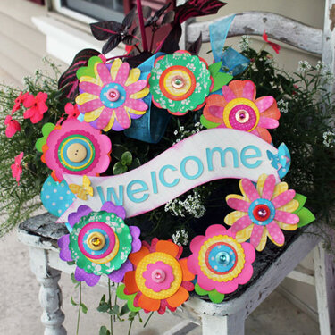 Welcome Wreath by Julia Sandvoss