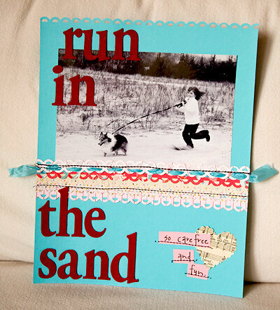 run in the sand