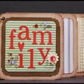 Family Mini Book (Scalloped) by Designer: Patti Milazzo