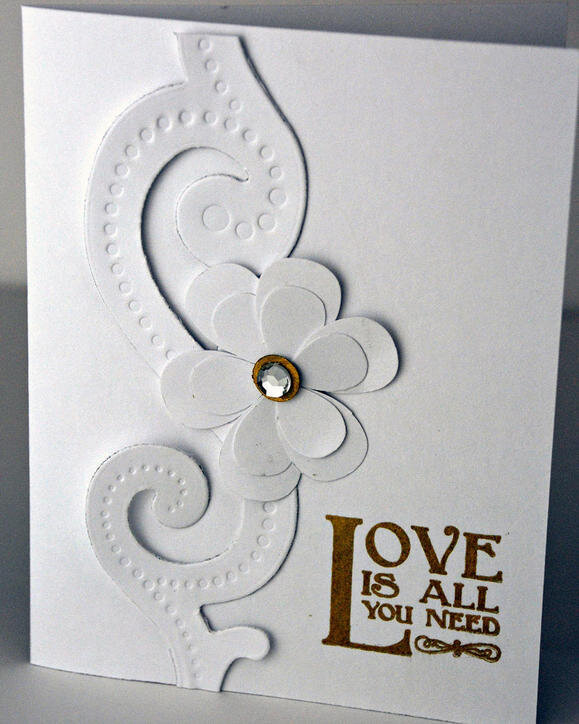 Handmade Wedding Cards by Fiskars Designer: Kim Garner