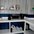 "Kitchen" area of the craft room