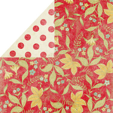 AnnaSophia Bold Floral double-sided paper