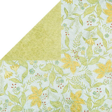 AnnaSophia Faded Floral double-sided paper
