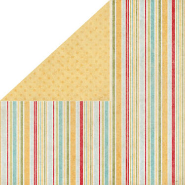 AnnaSophia Worn Stripes double-sided paper